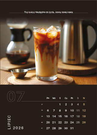 Kalendarz wieloplanszowy STANDARD – Kawa | J-WP134