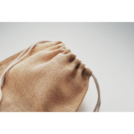 Jutowy worek ze sznurkiem FUKURO | MO-MO2190-13