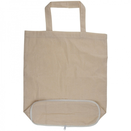 Torba bawełniana z krótkimi uszami składana 120 g/m2 FERRARA | EG-085913