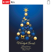 Karnet świąteczny CLASSIC | J-K186