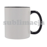 Kubek z z powłoką sublimacyjną Gaeta 330 ml, czarny | R85319.02