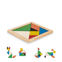 Drewniane puzzle Tangram | MO-MO6693-40