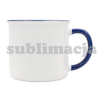 Kubek z powłoką sublimacyjną Ars 400 ml, granatowy | R85320.42