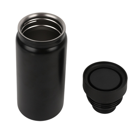 Termos ze stali nierdzewnej Edward, czarny - 400 ml | PR-5080.02