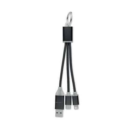 Kabel ładujący 4w1 typu C BLUE | MO-MO2141-03