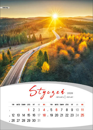 Kalendarz wieloplanszowy STANDARD – Magiczna Polska | J-WP 124