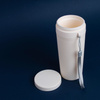 Termokubek plastikowy HOLLY, kość słoniowa - 290 ml | PR-5076.13