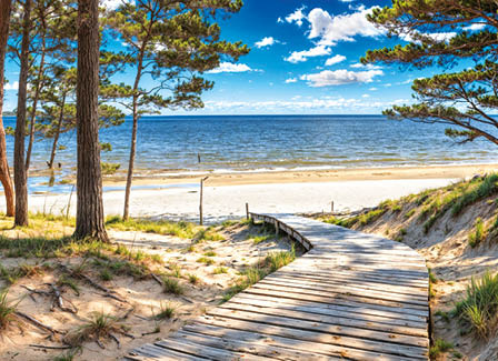 Kalendarz trójdzielny STANDARD – Bałtycka plaża | J-T 85 BK