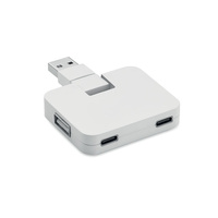 4-portowy hub USB SQUARE-C | MO-MO2254-06