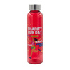 Kolorowa, szklana butelka Aqua Kuba 500 ml, czerwony  | R08176.08
