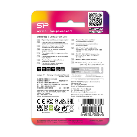 Pendrive Ultima U02 2,0 Silicon Power | EG-EG 813803 16GB
