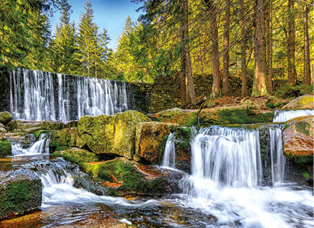 Kalendarz trójdzielny STANDARD – Wodospad w Karpaczu | J-T 66 BK