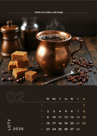 Kalendarz wieloplanszowy STANDARD – Kawa | J-WP134