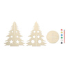 Drewniana choinka DIY TREE AND PAINT | MO-CX1493-40