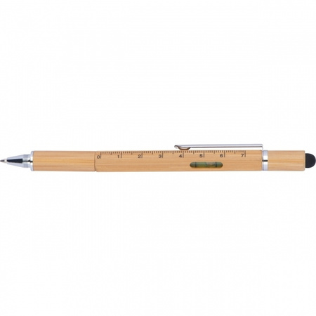 Długopis bambusowy wielofunkcyjny 6w1 COIMBRA | EG-304013