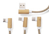 Kabel USB 3 w 1 FLAX | BC-09141-17