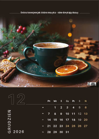 Kalendarz wieloplanszowy STANDARD – Kawa | J-WP134