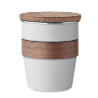 Kubek z pojedynczą ścianką 350 ml WALNUT | MO-MO2322-06