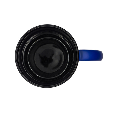 Kubek ceramiczny Velluto 350 ml, niebieski | RD-R85324.04