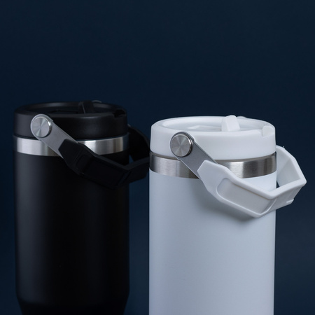 Termokubek STAFFY ze stali nierdzewnej, biały - 900 ml | PR-5072.01