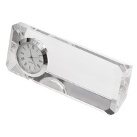 Kryształowy przycisk do papieru z zegarem Cristalino | RD-R22186.00