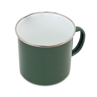 Kubek emaliowany Oldschool 500 ml, zielony | R08231.05