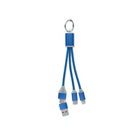 Kabel ładujący 4w1 typu C BLUE | MO-MO2141-37