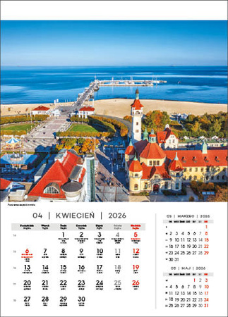 Kalendarz wieloplanszowy STANDARD – Nad Bałtykiem | J-WP120
