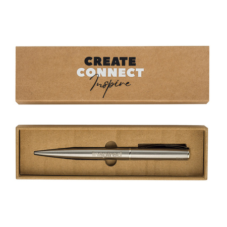 Metalowy długopis w pudełku Silvery | RD-R02331.01