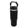 Termokubek STAFFY ze stali nierdzewnej, czarny - 900 ml | PR-5072.02
