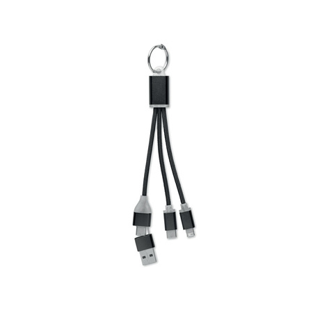 Kabel ładujący 4w1 typu C BLUE | MO-MO2141-03