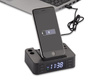 Budzik z ładowarką indukcyjną CLOCKI | BC-09172-02