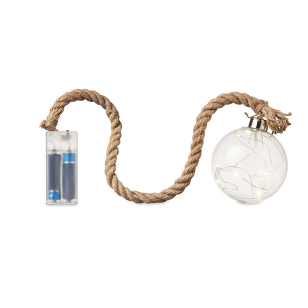 Szklana bombka lampka LED BAUBLI | MO-CX1514-22