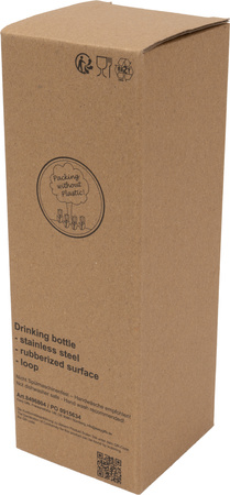 Butelka stalowa soft touch OSTRAVA 500 ml | EG-496810