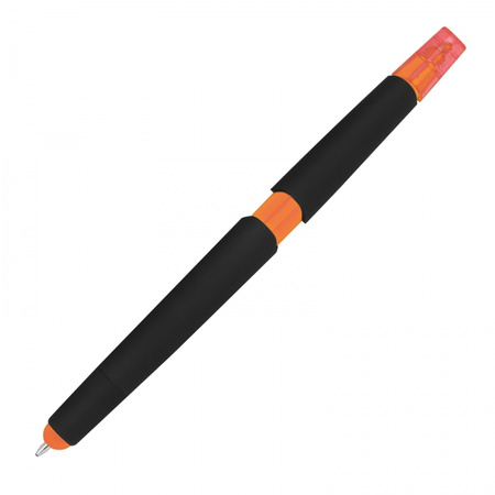 Długopis plastikowy touch-pen z zakreślaczem | MC-10965