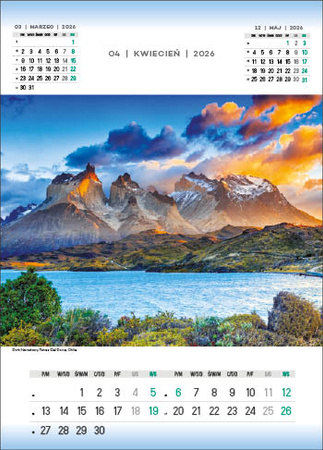 Kalendarz wieloplanszowy STANDARD – Wonderfull World | J-WP132