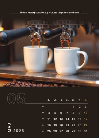 Kalendarz wieloplanszowy STANDARD – Kawa | J-WP134