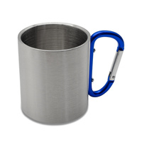 Kubek stalowy Denali 220 ml, niebieski | RD-R08464.04