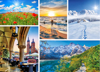 Kalendarz czterodzielny – Magiczna Polska | J-C 63 BK