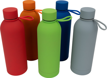 Butelka stalowa soft touch OSTRAVA 500 ml | EG-496807