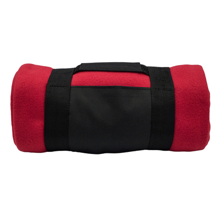Koc polarowy Git, czerwony  | R08098.08