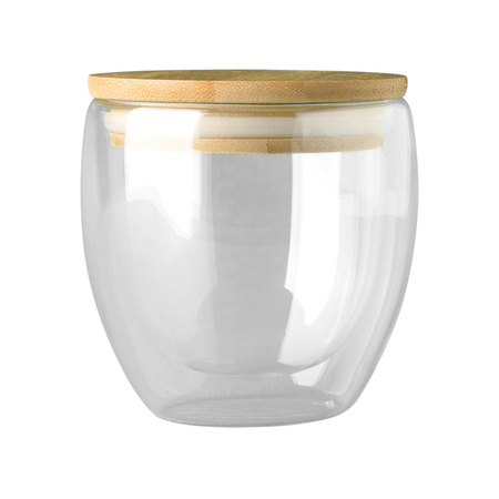 Kubek szklany Arbela 220 ml, brązowy  | R08266.10.A
