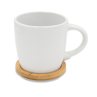 Kubek ceramiczny Arona 320 ml, biały | R85302.06