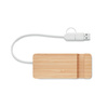 4-portowy bambusowy hub USB | MO-MO2144-40