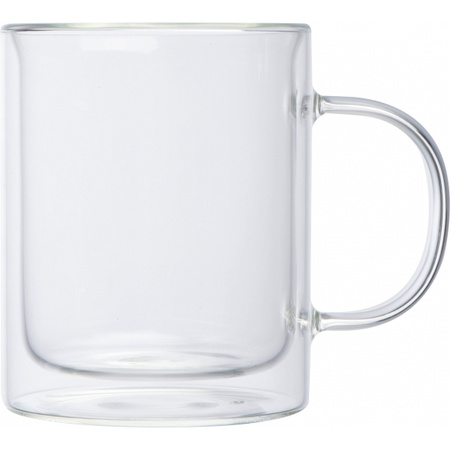 Kubek szklany z podwójnymi ściankami CARACAS 350 ml | EG-373166