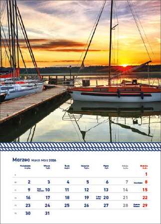Kalendarz wieloplanszowy STANDARD – Warmia i Mazury | J-WP122