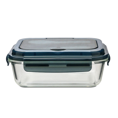 Szklany lunch box ze sztućcami 1000 ml Lagos | R08444.02