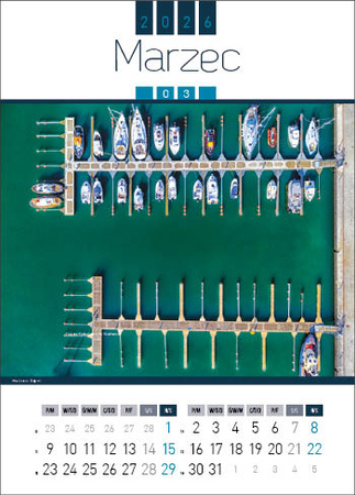 Kalendarz wieloplanszowy STANDARD – Air Poland | J-WP 129