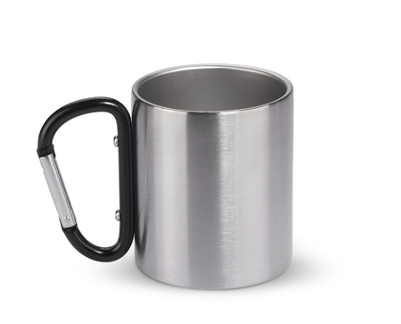 Kubek z karabińczykiem CAMPIC 200 ml | BC-16400-02
