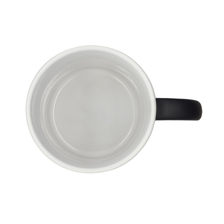 Kubek ceramiczny Velutti 350 ml, czarny | RD-R85326.02